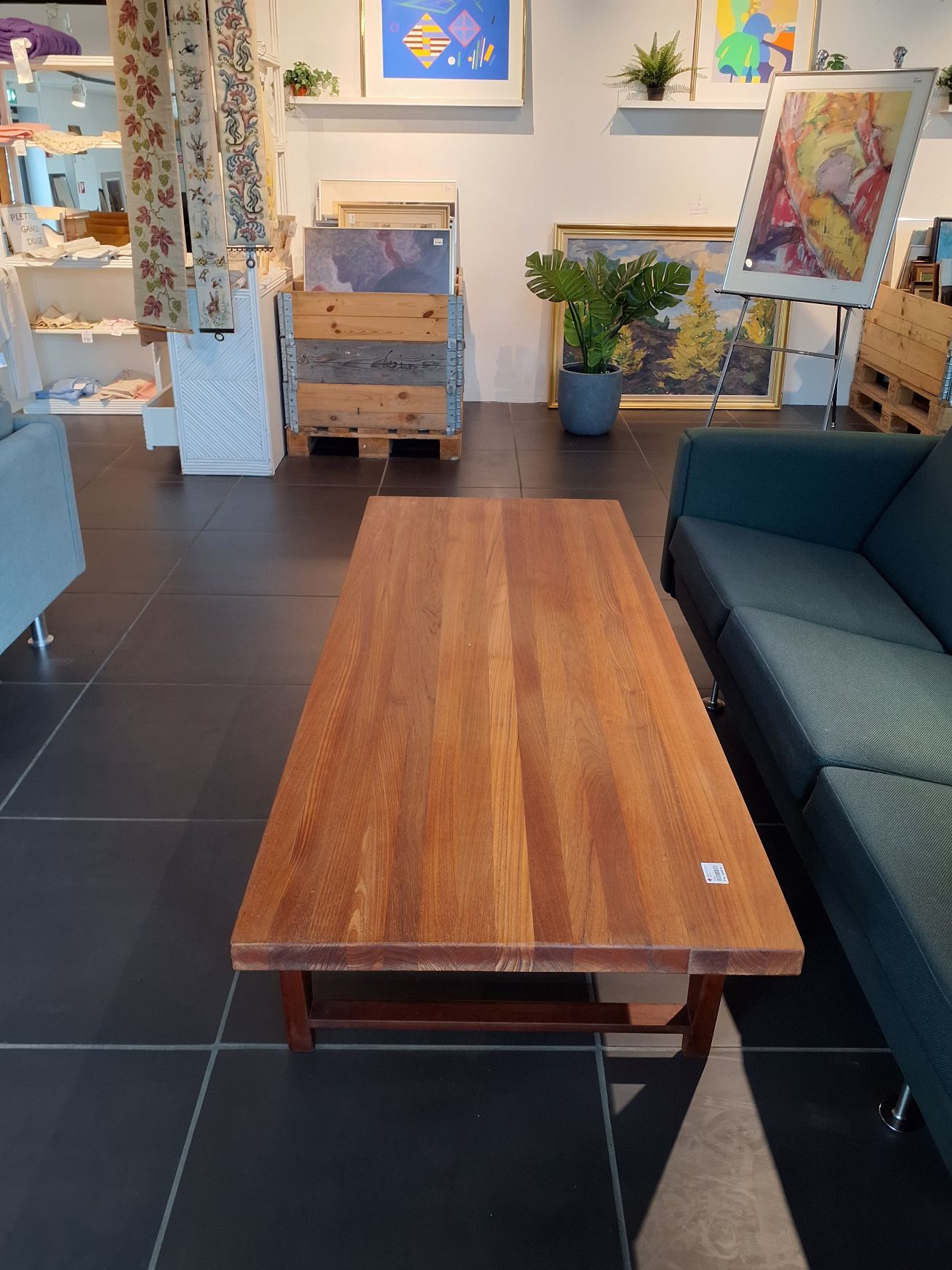 Sofabord i massiv teak